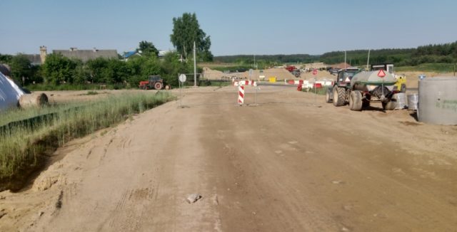 Droga S-5 km 4+200 - kontrola zabezpieczenia budowy