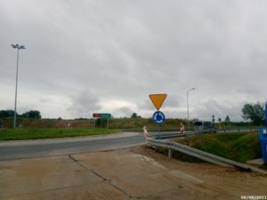 Droga DK15 km 360+640 - kontrola oznakowania